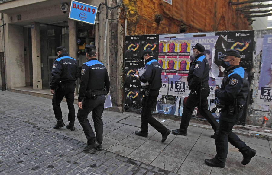 El conflicto policial obliga a rebajar la presencia del 092 en el ocio nocturno los fines de semana