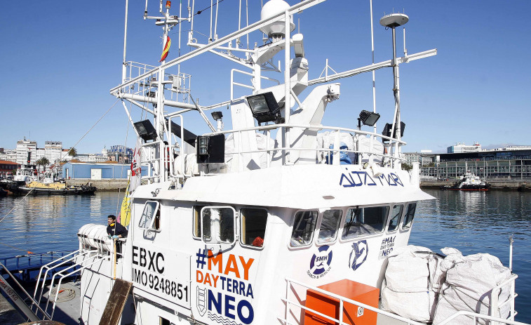 El 'Aita Mari' se dirige a Trapani con 105 migrantes a bordo tras recibir la autorización de Italia