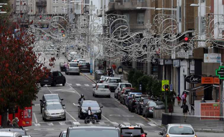 La distribución de las luces de Navidad vuelve a generar malestar entre el sector comercial