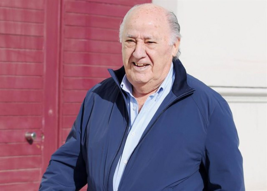 Amancio Ortega ingresará 1.293,6 millones en dividendos de Inditex tras cobrar 646,8 millones este martes