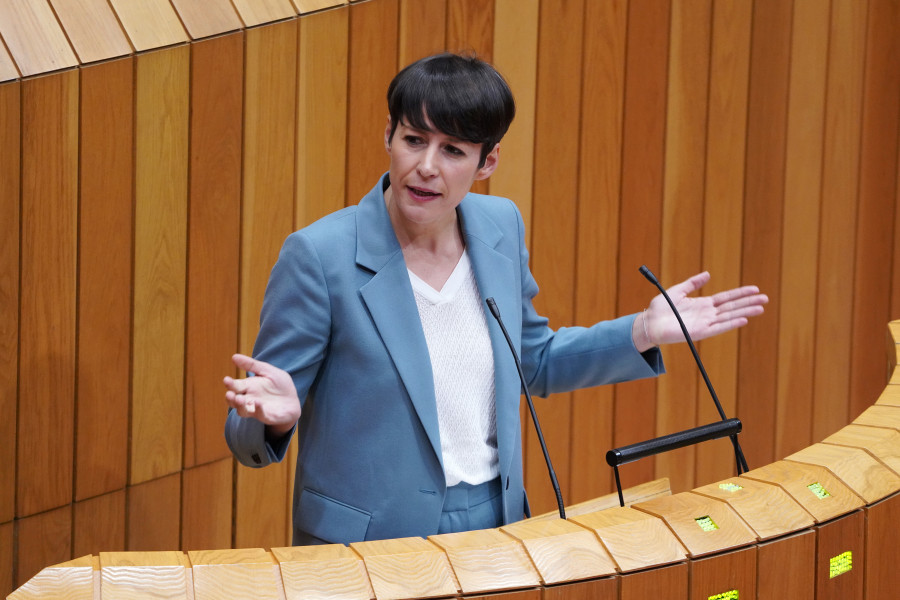 Ana Pontón (BNG) tacha o discurso de Rueda de "escapista", "propio de quen non ten proxecto nin confianza en Galicia"