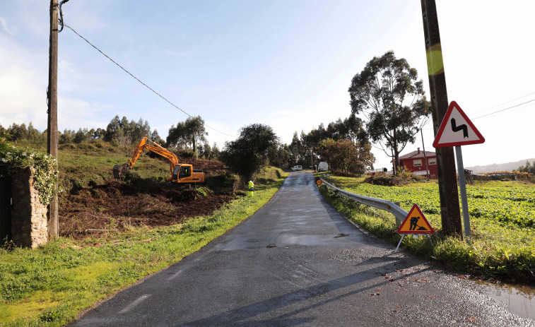 Comienzan las obras de mejora de la CP-0510 a su paso por Orro