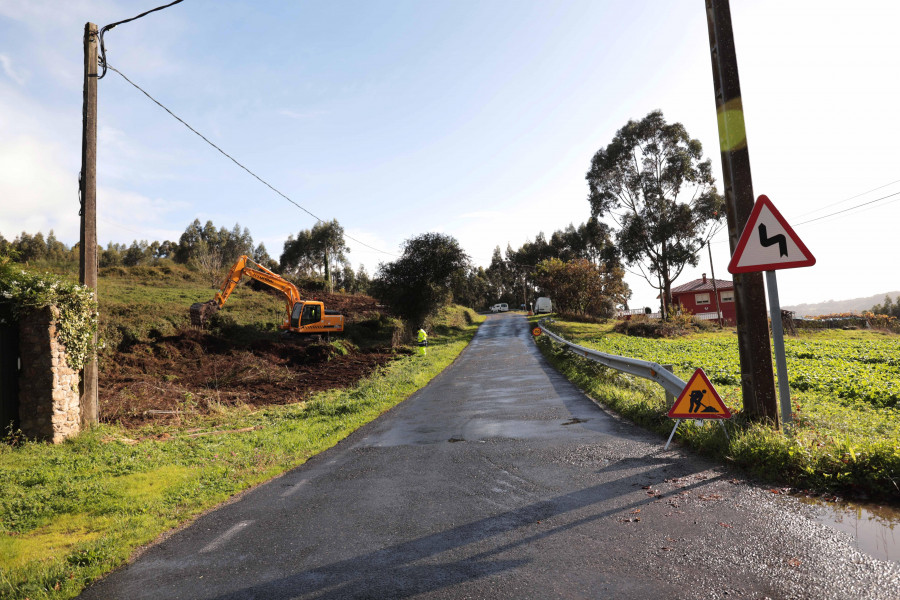 Comienzan las obras de mejora de la CP-0510 a su paso por Orro