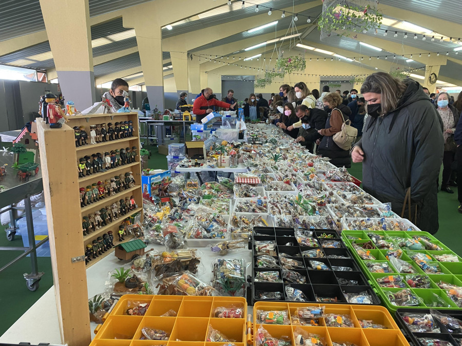 Los clicks invaden Curtis en la primera  gran exposición Playmobil de Galicia