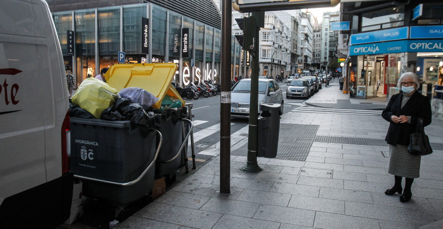 El servicio de limpieza de contenedores convoca una huelga desde el viernes