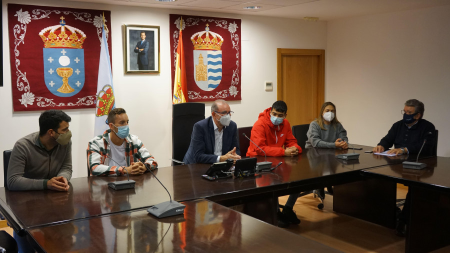 El municipio reconoce la trayectoria de los deportistas miñenses Carlos do Carmo Silva y Juan Vázquez Amado