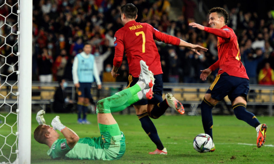 Morata le da a España el billete para el Mundial de Catar 2022