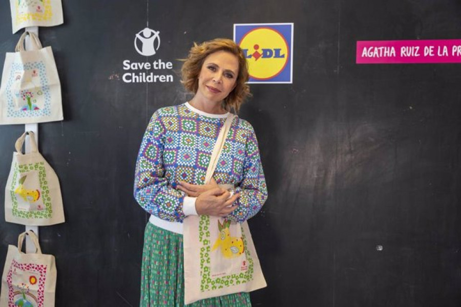 Lidl y Agatha Ruiz de la Prada lanzan bolsas solidarias para impulsar hábitos saludables con Save the Children