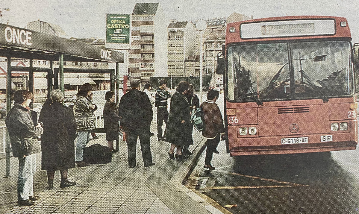 Tranvías, bus urbano en 1996