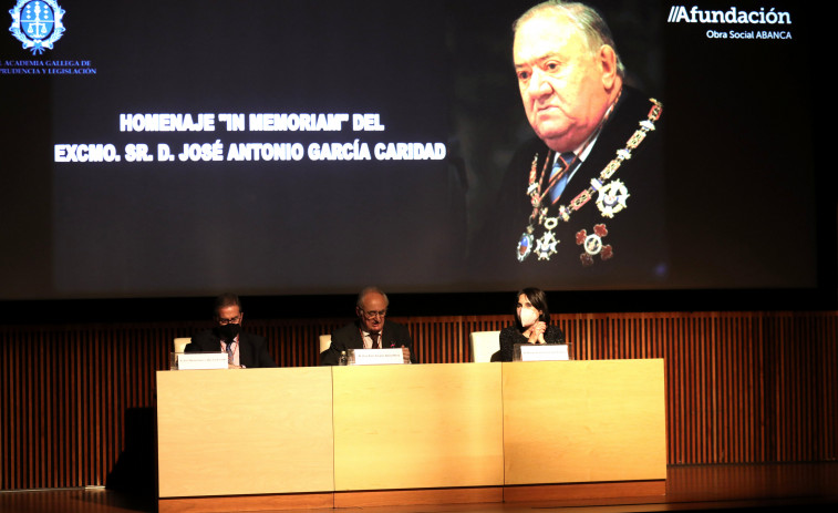 Homenaje al magistrado José Antonio García Caridad en Afundación