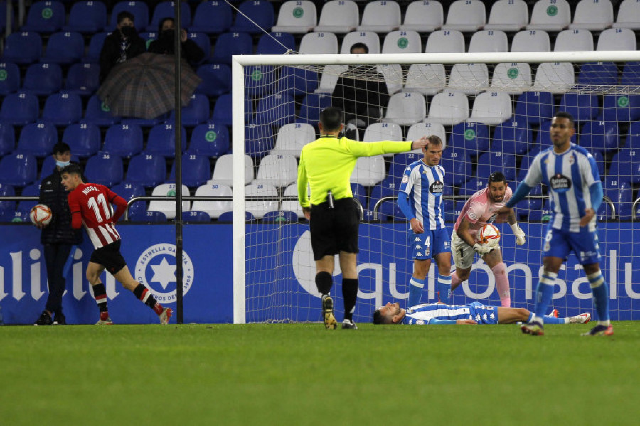 El Depor patina ante el Bilbao Athletic