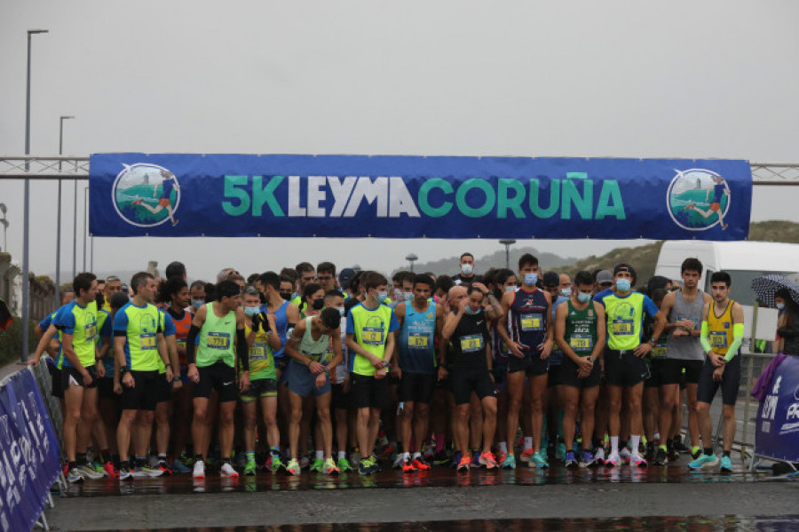 Pablo Bocelo y Laura Santos, los más rápidos en la 5K Leyma Coruña