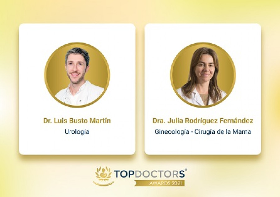 Luis Busto y Julia Rodríguez, dos médicos de A Coruña, entre los 50 más valorados de España