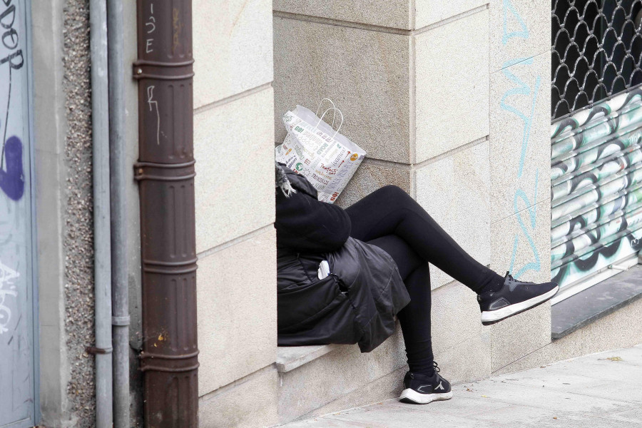 Aumenta el número de sintecho en  A Coruña durante la campaña de frío