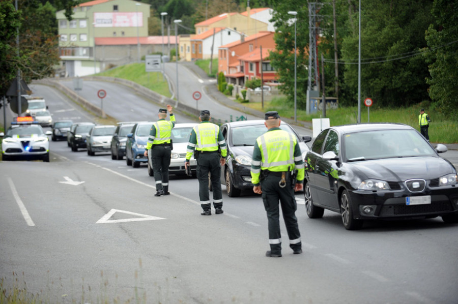 Atropellan a un guardia civil en un control de alcoholemia en Sada