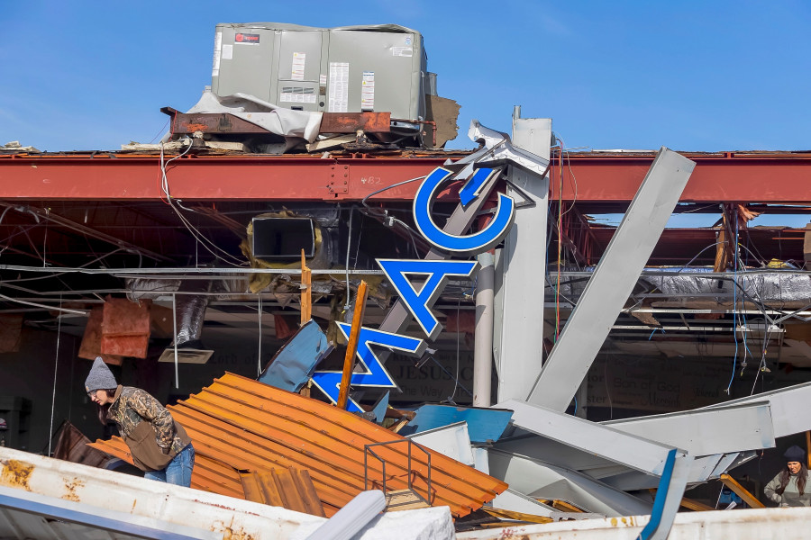 Más de setenta personas pierden la vida en Kentucky a causa de los tornados que azotaron EEUU