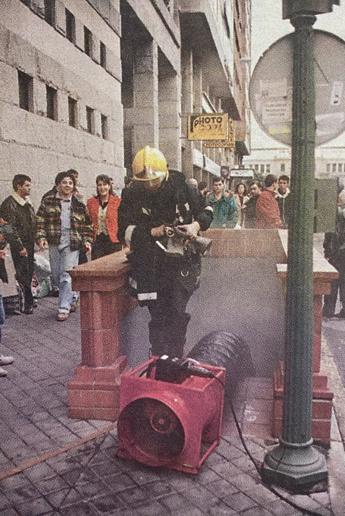 Incendio en el parking de Juana de Vega en 1996
