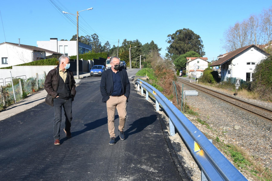 Cambre resuelve el hundimiento de la calle Lourenciño y también instalará alumbrado