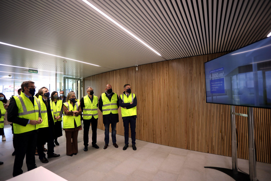 El presidente de la Xunta fija en enero la inauguración y el traslado de personal del espacio Amizar