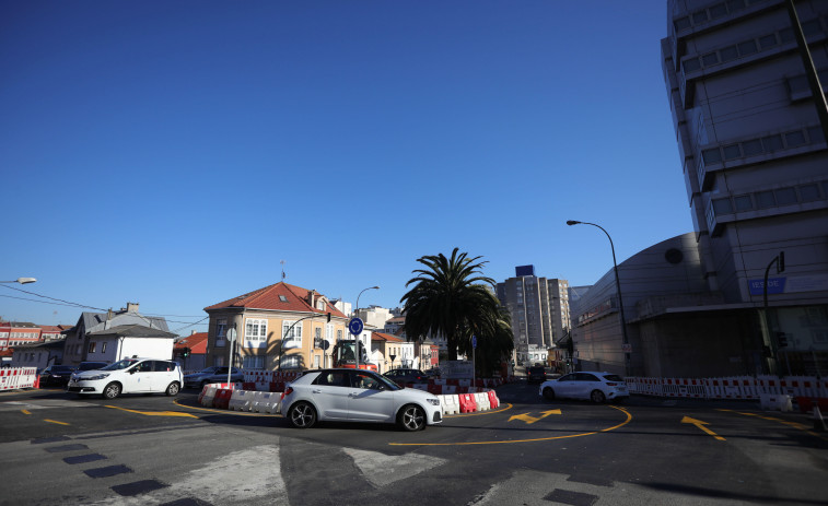 Abierto al tráfico el cruce de la ronda  de Nelle con la avenida de Arteixo