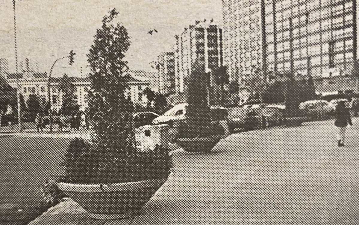 Jardineras en la calle en 1996