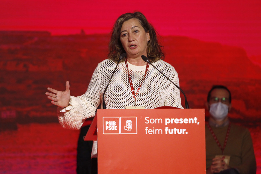La presidenta de Baleares. Francina Armengol, da positivo en coronavirus