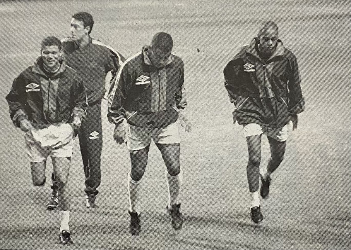 Flavio, Renaldo y Mauro Silva 1996