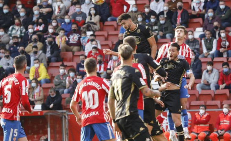 El Lugo sella en Gijón su quinto empate seguido
