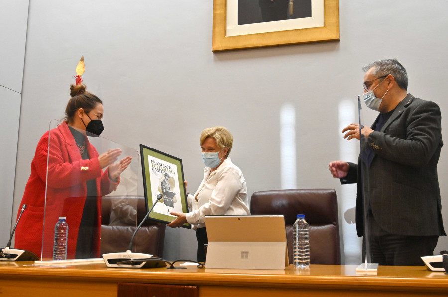 A Deputación da Coruña rende homenaxe ao intelectual Francisco Tettamancy