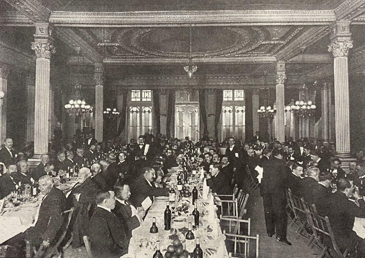Banquete en el Circo de Artesanos en los au00f1os 20