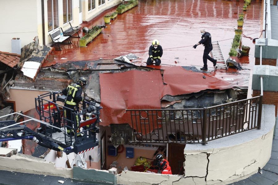 Localizan muerto al segundo trabajador sepultado en el derrumbe de un colegio en Gijón