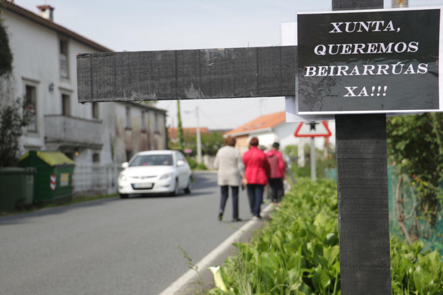 La Xunta licita las obras para la nueva senda en la carretera entre A Xira y Cambre