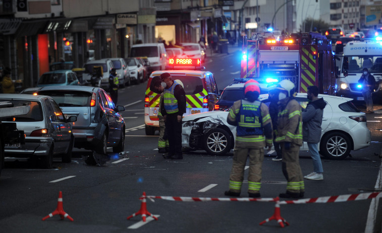 Los accidentes de tráfico cayeron casi un 20% durante el año pasado