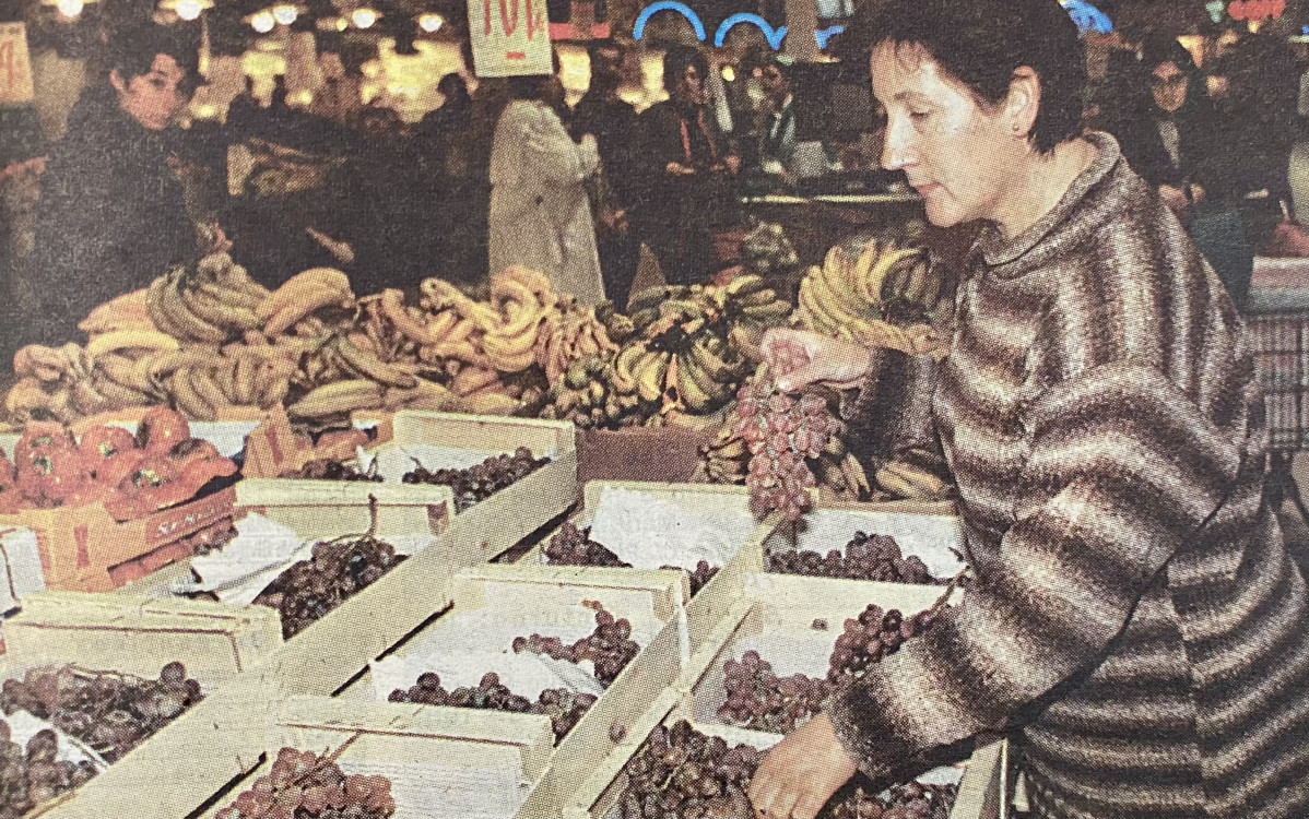 Uvas anticanceru00edgenas en el mercado coruu00f1u00e9s en 1997