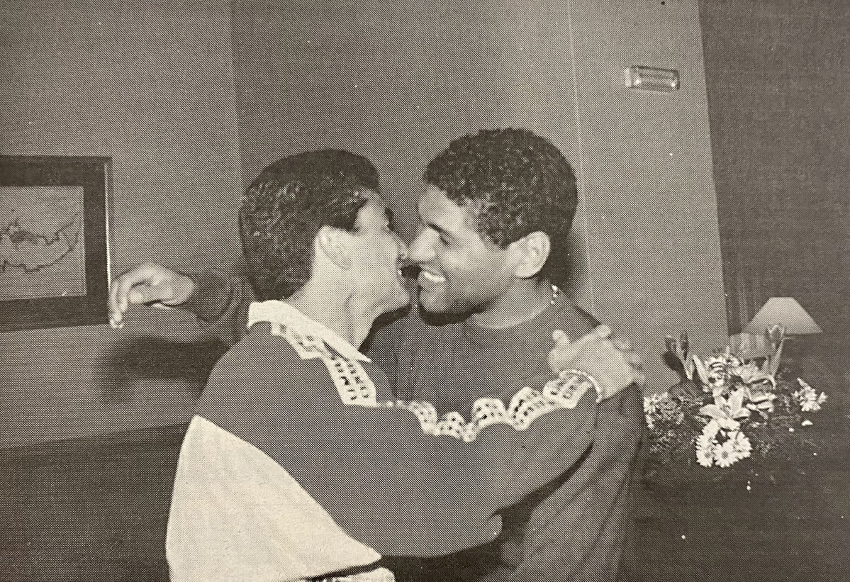 Bebeto y Donato en 1997