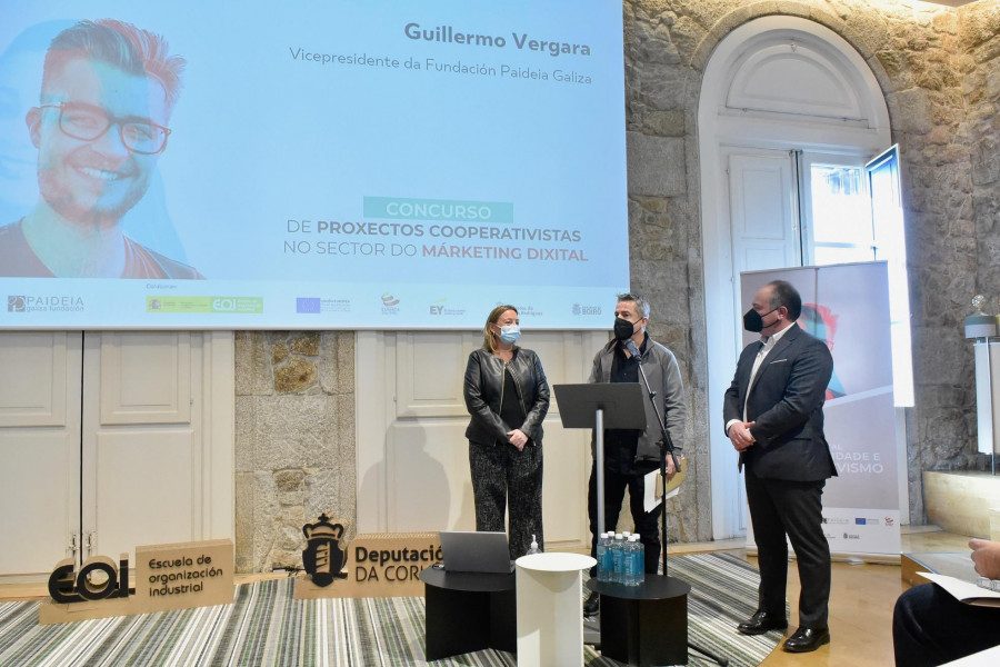 La Diputación de A Coruña financia la puesta en marcha de dos cooperativas dedicadas al márketing digital