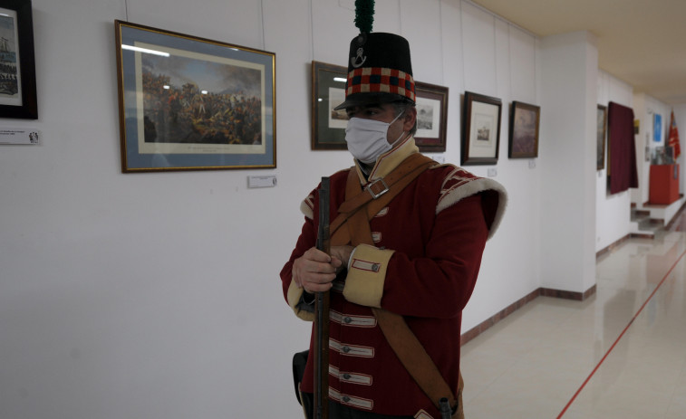 El Museo Militar exhibe un nuevo óleo de la Batalla de Elviña de los pintores Vallespín y Moreno