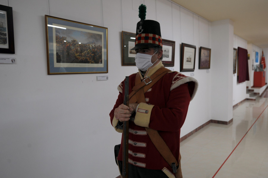 El Museo Militar exhibe un nuevo óleo de la Batalla de Elviña de los pintores Vallespín y Moreno