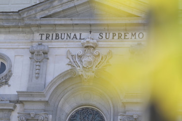 Archivo - La fachada del Tribunal Supremo, a 15 de octubre de 2021, en Madrid (España).