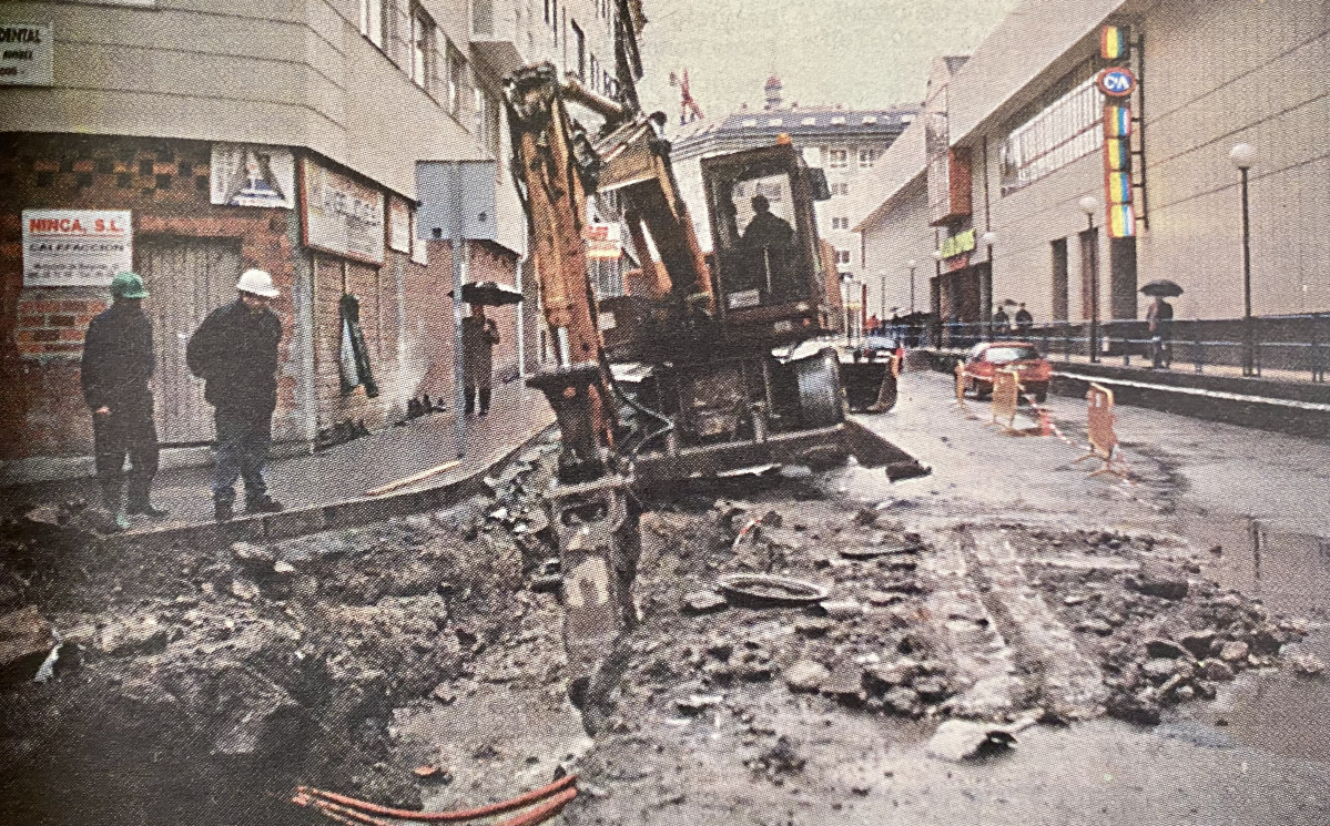 Obras en A Gaiteira en 1997