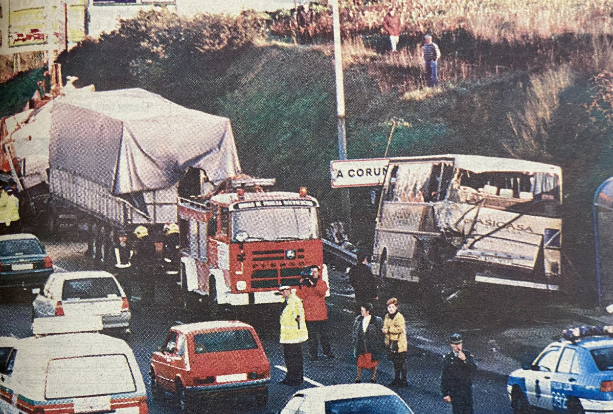 Accidente 1997 accesos A Coruu00f1a