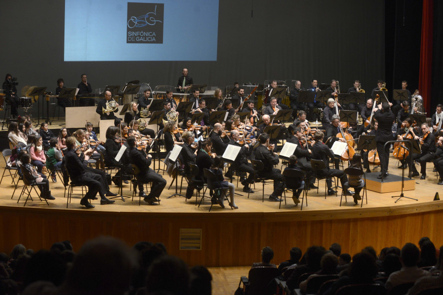 Los conciertos didácticos de la OSG para los escolares regresan tras casi dos años de pandemia