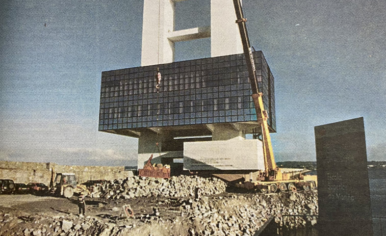 Hace 25 años: Comienzan las obras en el espigón de prácticos