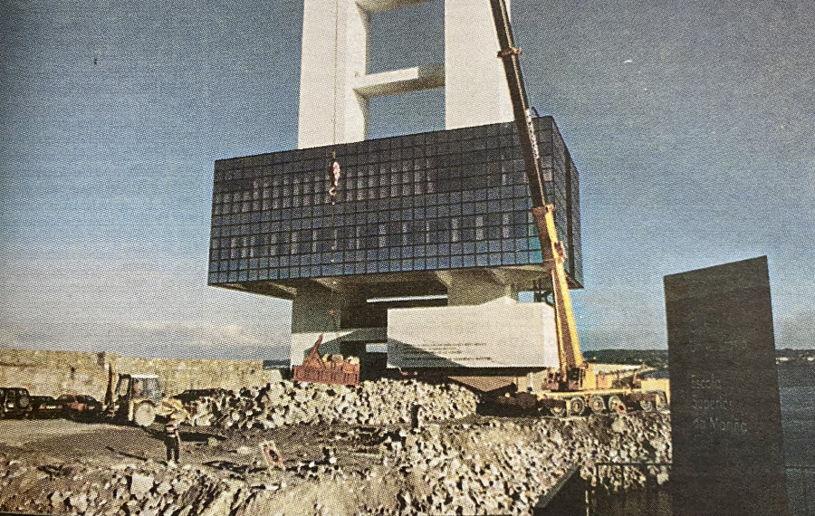 Hace 25 años: Comienzan las obras en el espigón de prácticos