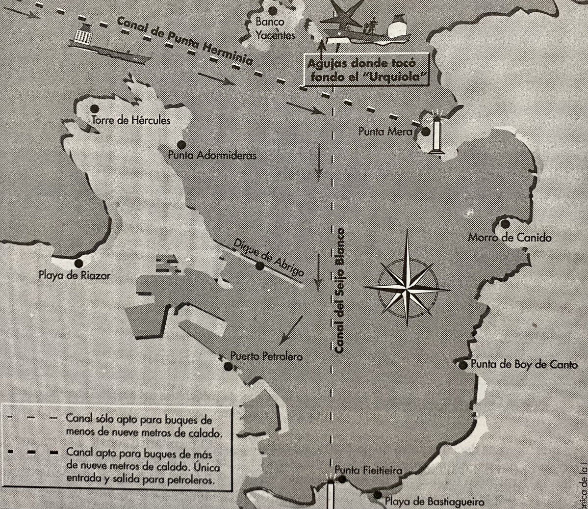 Mapa del acceso de petroleros en 1997