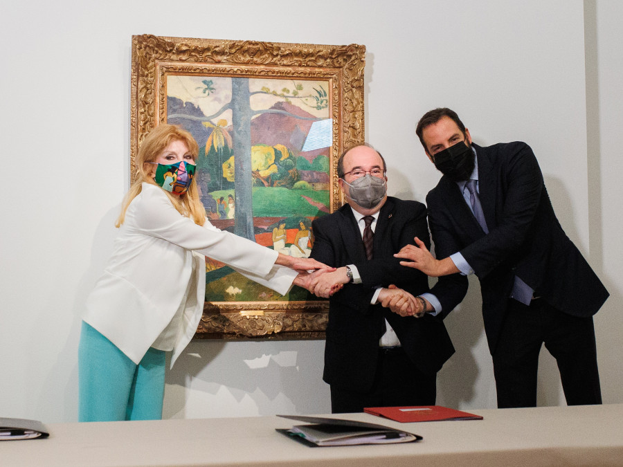 Carmen Thyssen y el Ministerio de Cultura firman la cesión de la colección de arte durante 15 años