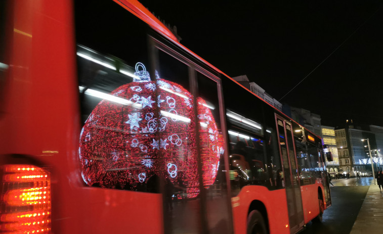 “O Nadal viaxa en bus”, de Jessica do Tui, gana el concurso de la Compañía de Tranvías