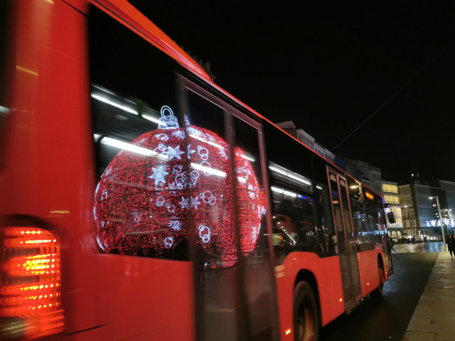 “O Nadal viaxa en bus”, de Jessica do Tui, gana el concurso de la Compañía de Tranvías