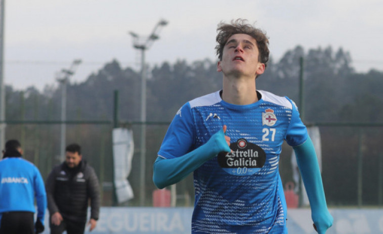 Víctor García es la única baja del Depor en Las Gaunas