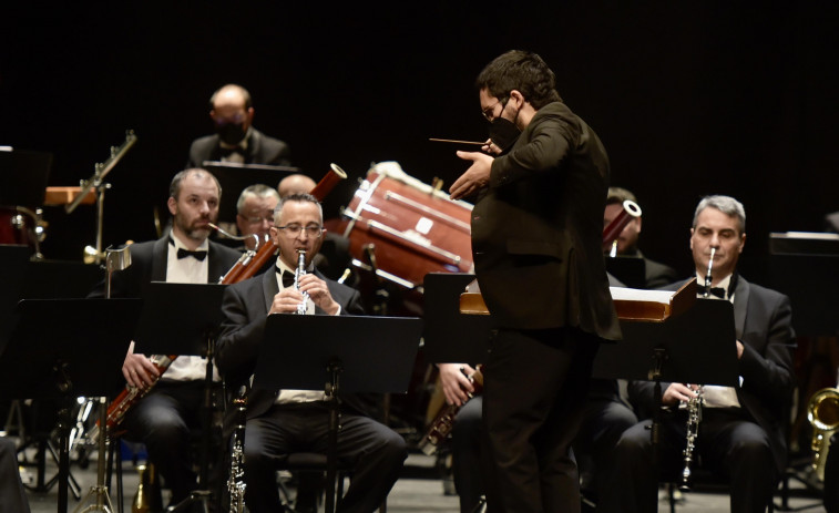 La Banda Municipal de Música de A Coruña vuelve al Teatro Colón con “Caleidoscopios”
